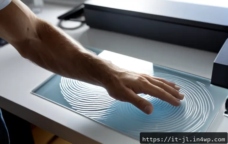 Home 26 햅틱 기술의 다각적 접근 방법 - Photorealistic close-up of an Italian industrial designer in a bright Milan studio testing a haptic ...